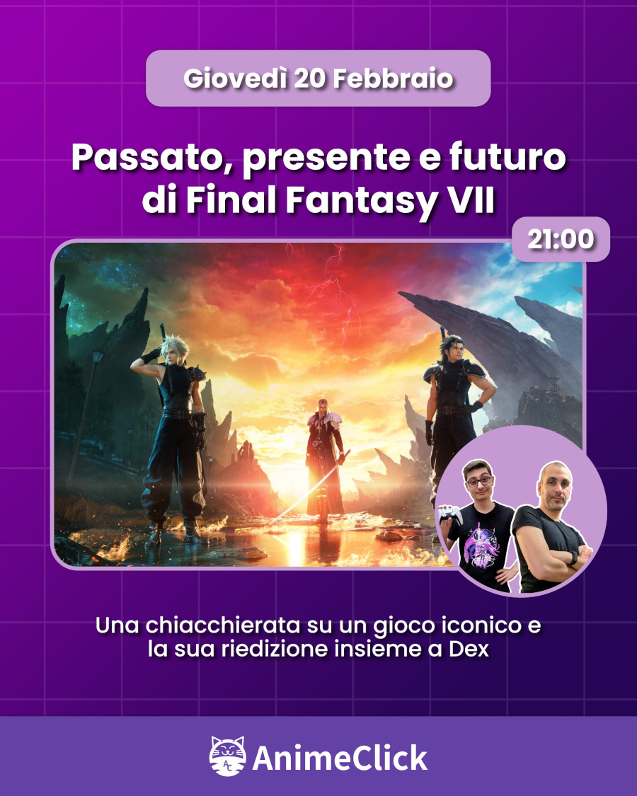 AnimeClick su Twitch: programma dal 17 al 23 febbraio AnimeClick su Twitch: programma dal 17 al 23 febbraio